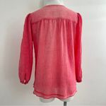 Anthropologie Women's boho babydoll lace blouse top Pink SMALL NWOT Photo 5