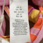 Sunshine 79 women’s size 2 multi Plunge Mio One Piece Swimsuit removable pads Pink Photo 7