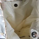 Sun n Sand Woven Tote 18"x17" Large Gray Tan Beach Pool Shoulder Bag Summer Gray Photo 10