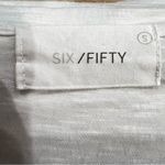 Six/Fifty White and Blue Knot Tie Dye Tee Shirt Women’s Small White Photo 1