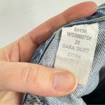 3x1  Light Wash Denim Button Front Midi Jean Skirt Womens 26 Coastal Cowgirl Photo 7