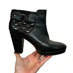 Rachel Comey Beta Quilted Leather Platform Booties Ankle Boots Black Photo 1