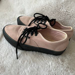 Vans Women's Pink Suede Platform Sneakers Size 9 Authentic Platform 2.0 Photo 2