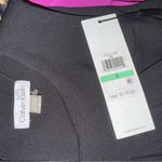 Calvin Klein  New w $119 Tags Black Pencil Keyhole Formal Party Dress Medium 8 Photo 2