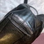 Coach  Lexy Black Pebbled Leather Shoulder Bag Photo 11