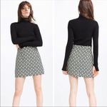 ZARA ✨  Skirt Black White Ikat Diamond Print Mini✨ Photo 5