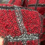 Adorable Plaid Christmas jacket/blazer petite 6 Red Size 6P Photo 14