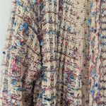 Multicolor Knit Sparkle Women's Longsleeve Sweater Cardigan Size Sm / Med Pink Photo 1