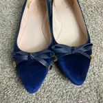 Kate Spade  Blue Velvet  Emma Pointed Toe Ballet Flats  size 6 M Photo 6