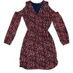 Ralph Lauren Lauren  Floral Dress Cold Shoulder Long Sleeve Party‎ Size 12 Photo 4