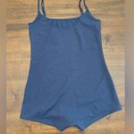Free People Intimately  One To Watch Romper Medium Navy Blue Onesie Photo 2