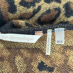 Soft Surroundings Leopard Poncho Wrap Sweater One Size Mobwife Photo 5