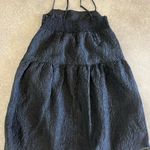 Club Monaco  Black Textured Mini Dress Photo 4