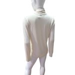 Madewell Ribbed Turtleneck Long Sleeve Top Cream XL Photo 2