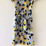 Diane Von Furstenberg 100% Silk Button Down Short Sleeved Cargo Pocket Dress Photo 6