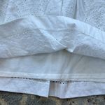 Talbots Petites Eyelet Lace Pleated A-Line Skirt White 4P Photo 2