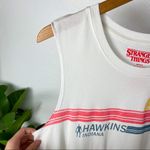 Netflix -`♡´- Free!  NWT Stranger Things Hawkins Indiana Muscle Tee Photo 6