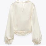 ZARA NWT Special Edition Draped Satin Effect Top Photo 10