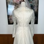 Gorgeous Preserved Vintage 1970s Heavy Embroidered Wedding Gown! White Size 8 Photo 7