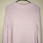 Duluth Trading Co Women’s Chunky Knit Mock Neck Pink Hi Photo 1