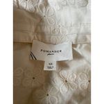 Pomander Place XS Eyelet Embroidered Griffin Maxi Dress White Cotton Shirt Dress Photo 3