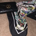 Gucci NWT Silk Scarf with Floral Print Photo 5