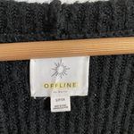 Aerie Offline Black Knit Cardigan Sweater Photo 2