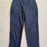 Everlane Black Straight Cotton Pants Size 2 Photo 0