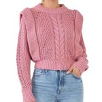 English Factory NWT Women's Knitted Sweater In Dusty Rose 3X Photo 1