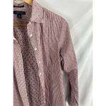 Lands' End  No Iron Supima Patterned Button Down Stripe Shirt Size 10P Photo 1