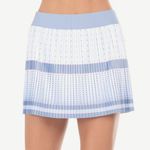 K-Swiss High Rise Pleated Pocket Tennis Skirt Skort Blue White Size Medium Photo 1