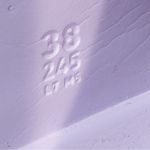 Birkenstock  Sandals Womens Size 7 Purple Rubber Double Strap Slip On Photo 4