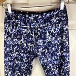 Beyond Yoga  Splatter Blue Leggings Size Medium Full Length Mid Rise Photo 3