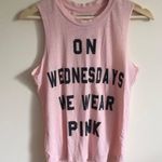 Mean Girls | On Wednesdays We Wear Pink Muscle Tee Tank Top Size XS Photo 0