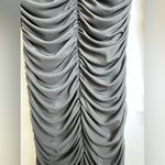 Michael Costello x Revolve Black Ruched Long Sleeve Mini Dress XS Bodycon Photo 2