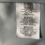 AQUA Metallic Chiffon Long A-Line Evening Gown Silver Size 14 Formal Dress Photo 7