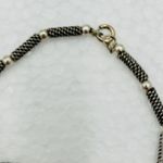 Sterling Silver 925 Rotating Bali Ball Chain Bracelet 7" Photo 3