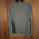 Feeling Festive boo crew black and gray striped long sleeve shirt size xl Photo 6