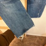 Madewell High Rise Slim Cropped Raw Hem The Boyjean Dark Wash Jeans 32 Photo 4