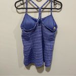 Under Armour  Tank Blue Marbled Top Built in Bra Photo 2