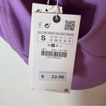 ZARA NWT  Lilac Bustier Crop Top Size‎ Small Photo 3