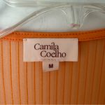 Camila Coelho Nikki Orange Sheer Coverup Robe M Photo 5