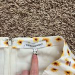 We Wore What Mini Slip Skirt- daisy floral pattern Photo 5