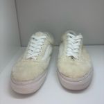 Vans Old Skool Sherpa Faux Fur Rare White Cream Sneakers Photo 1