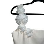 Elliatt  Trompe Floral Appliqué Mini Dress In Ivory Photo 5