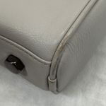 Rebecca Minkoff  Crossbody Bag Leather‎ Silver Hardware Pale Gray Small Photo 7