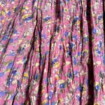 Vintage Pink Floral Babydoll Maxi Dress Size M Photo 2