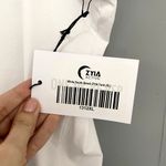 Zyia NEW  White South Beach Logo Crewneck Athletic Workout Tank Top XL Photo 3