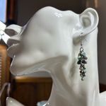 Aurora borealis cluster dangle earrings Multiple Photo 6