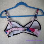 Seafolly floral print bikini top, women size 6 Photo 3